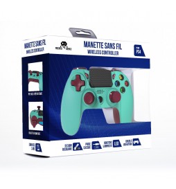 MANETTE SANS FIL BLUETOOTH POUR PS4 FREAKS AND GEEKS BICOLORE STYLE BLUEBERRY