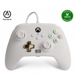 MANETTE FILAIRE POWER A XBOX ONE/PC/SERIE X/S BLANCHE