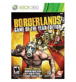 JEU XBOX 360  BORDERLANDS GAME OF THE YEAR EDITION