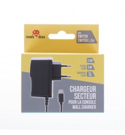 CHARGEUR SECTEUR POUR  NINTENDO SWITCH ET SWITCH LITE FREAKS AND GEEKS