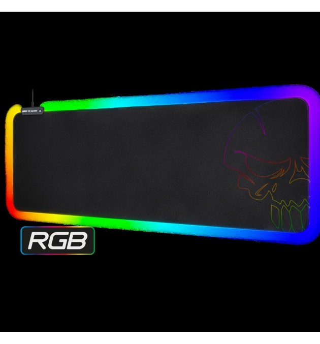 SPIRIT OF GAMER – Tapis DE Souris RGB XXL - Rétro-Eclairage LED Lumineuse  10 Modes + RGB Colors – Texture Confort – Antidérapant sur marjanemall aux  meilleurs prix au Maroc
