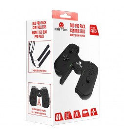 MANETTES POUR SWITCH FREAKS AND GEEKS DUO PRO PACK TYPE JOYCON NOIR