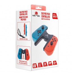 MANETTES POUR SWITCH FREAKS AND GEEKS DUO PRO PACK TYPE JOYCON ROUGE ET BLEU