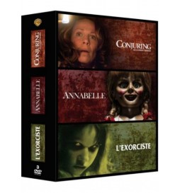 DVD CONJURING : LES DOSSIERS WARREN + ANNABELLE + L'EXORCISTE