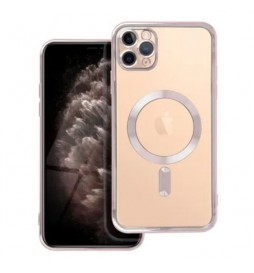COQUE ELECTRO MAG COVER COMPATIBLE AVEC MAGSAFE POUR IPHONE 11 PRO MAX OR ROSE
