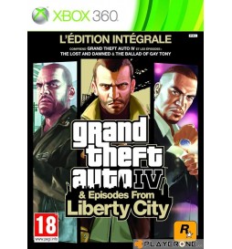 JEUX XBOX 360 GRAND THEFT AUTO (GTA) : EPISODES FROM LIBERTY CITY EDITION INTEGRALE