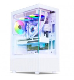 BOITIER PC VIDE GAMING LED RGB ADRESSABLE SPIRIT OF GAMER SPECTRA BLANC PAROI VERRE / USB 3.0