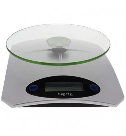 BALANCE DE CUISINE ELECTRONIQUE 5KG / 1G NONAME GRISE