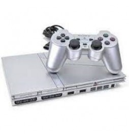 CONSOLE SONY PS2 SLIM SCPH-75004 SILVER + 1 MANETTES PS1