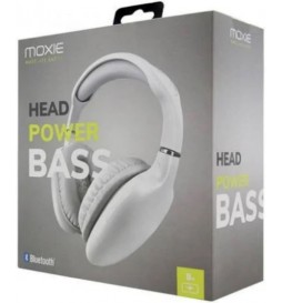 CASQUE BLUETOOTH MOXIE HEAD BASS POWER BLANC 