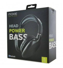 CASQUE BLUETOOTH MOXIE HEAD BASS POWER NOIR