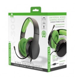 CASQUE XBOX SERIE S/X / UNIVERSEL FREAKS AND GEEKS SPX-300 VERT ET NOIR