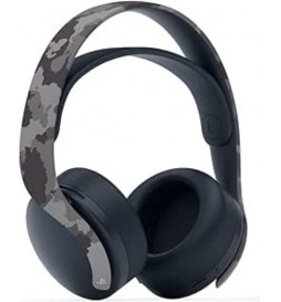 CASQUE GAMING SANS FIL PS5 SONY PULSE 3D GRIS CAMOUFLAGE