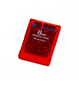 CARTE MÉMOIRE PS2 8MB MAGICGATE ROUGE 