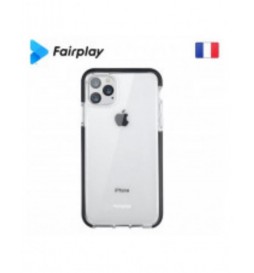 COQUE SILICONE TRANSPARENTE BORDS NOIRS FAIRPLAY GEMINI POUR SAMSUNG A72