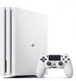 CONSOLE SONY PS4 PRO BLANCHE 1 TO AVEC MANETTE ROUGE