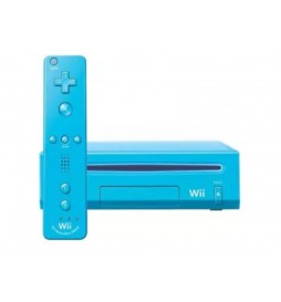 CONSOLE NINTENDO WII BLEU RVL-101 LIMITED EDITION + 1 WIIMOTE + NUNCHUCK