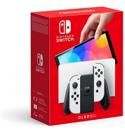 CONSOLE NINTENDO SWITCH OLED JOYCONS BLANCS