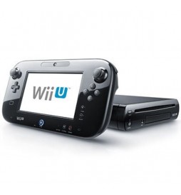 CONSOLE NINTENDO WII U 32 GO NOIR + PRO CONTROLLER BLANC