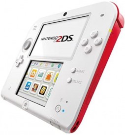 CONSOLE NINTENDO 2DS BLANCHE ET ROUGE