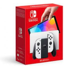 CONSOLE NINTENDO SWITCH (OLED) NOIR 64 GO + 2 JOY CON BLANC