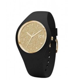 MONTRE ICE WATCH ICE GLITTER BLACK GOLD MEDIUM 3H