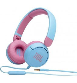 CASQUE JBL FILAIRE BLEU ET ROSE 