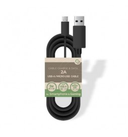 CABLE DE RECHARGE ET TRANSFERTS DONNÉES MICRO USB 3M FREAKS AND GEEKS (VRAC)