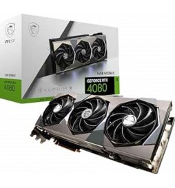 CARTE GRAPHIQUE MSI NVIDIA GEFORCE RTX 4080 16 GO SUPRIME X