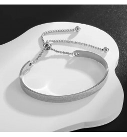 BRACELET FEMME JONC 6MM LIGNE DE MOTIFS