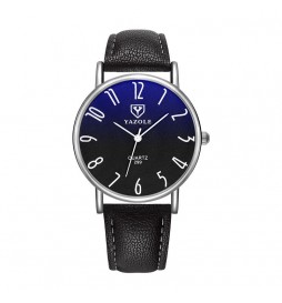 MONTRE YAZOLE 03 NOIR CADRAN NOIR