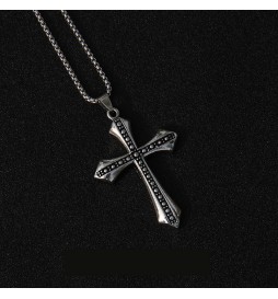 COLLIER CROIX LONGUEUR 70 CM
