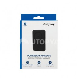 BATTERIE EXTERNE  POWER BANK FAIRPLAY MAGSAFE PD 6.700MAH 20W (NOIR)