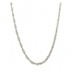 CHAINE MAILLE SINGAPOUR ACIER 52 CM