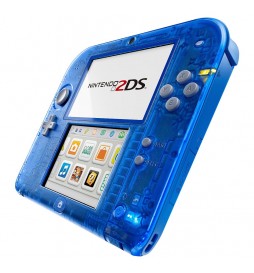 CONSOLE NINTENDO 2DS EDITION POKEMON SAPHIRE ALPHA BLEU TRANSPARENTE