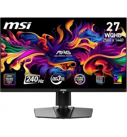 ECRAN PC GAMING MSI MAG 271QPX QD-OLED X24 26,5" WQHD  DALLE QUANTUM DOT OLED 2560 X 1440, 240HZ / 0