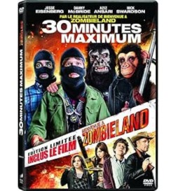 DVD DOUBLE 30 MINUTES MAXIMUM +  BIENVENU A ZOMBIELAND