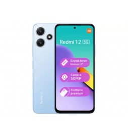 TÉLÉPHONE PORTABLE REDMI 12 128 GO BLEU