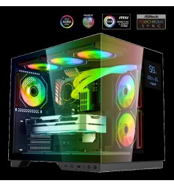 BOITIER ATX-MATX VIDE GAMING LED ARGB ADRESSABLE SPIRIT OF GAMER VIPER CRX DARK