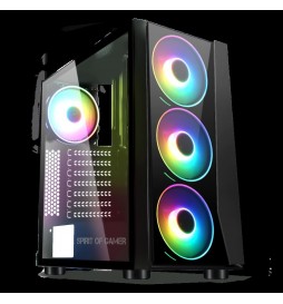 BOITIER ATX-MATX VIDE GAMING LED ARGB ADRESSABLE SPIRIT OF GAMER GHOST 3
