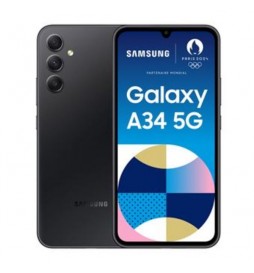 TELEPHONE PORTABLE SAMSUNG GALAXY A34 5G 256 GO NOIR