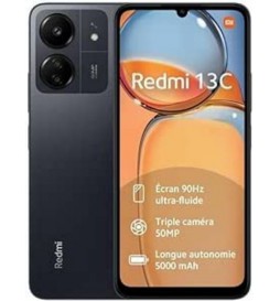 TÉLÉPHONE PORTABLE REDMI 13C 128 GO NOIR