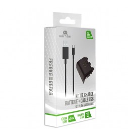 KIT BATTERIE + CABLE FREAKS AND GEEKS POUR MANETTE XBOX SERIE X